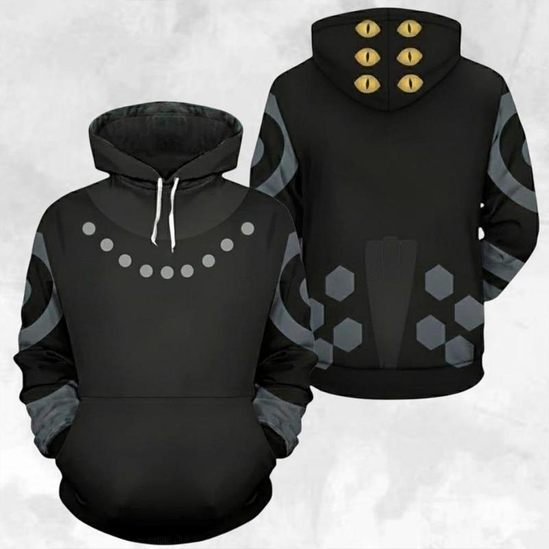 Fashion Women's Hoodies Role-playing 3D Print Girl Daily Casual Pullover Spring And Autumn Long Sleeve Sweatshirt Women's Oversized Top Clothing