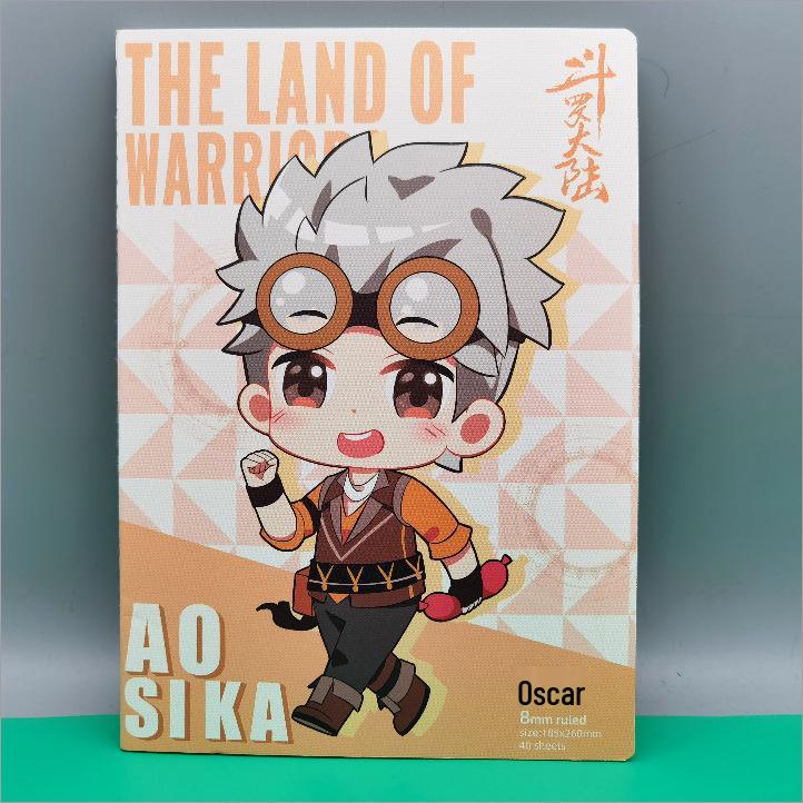 Douluo Continent B5 Cartoon Journal: Tang San & Zhu Zhuqing Anime Notebook
