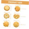 TOPPERFUN 18 Pieces Cookie Artificial Fake Cookie Imitation Bread Food Fake Food Pretend Realistic Cooking Models, Crackers, Cooking, Bread, Models,