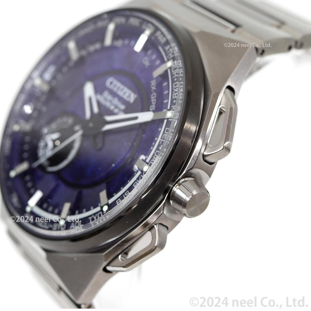 CITIZEN CREATIVE LAB GPS Satellite Satellite Wave Eco-Drive Radio-Controlled Watch, X, Men's Watch, CC3097-52L