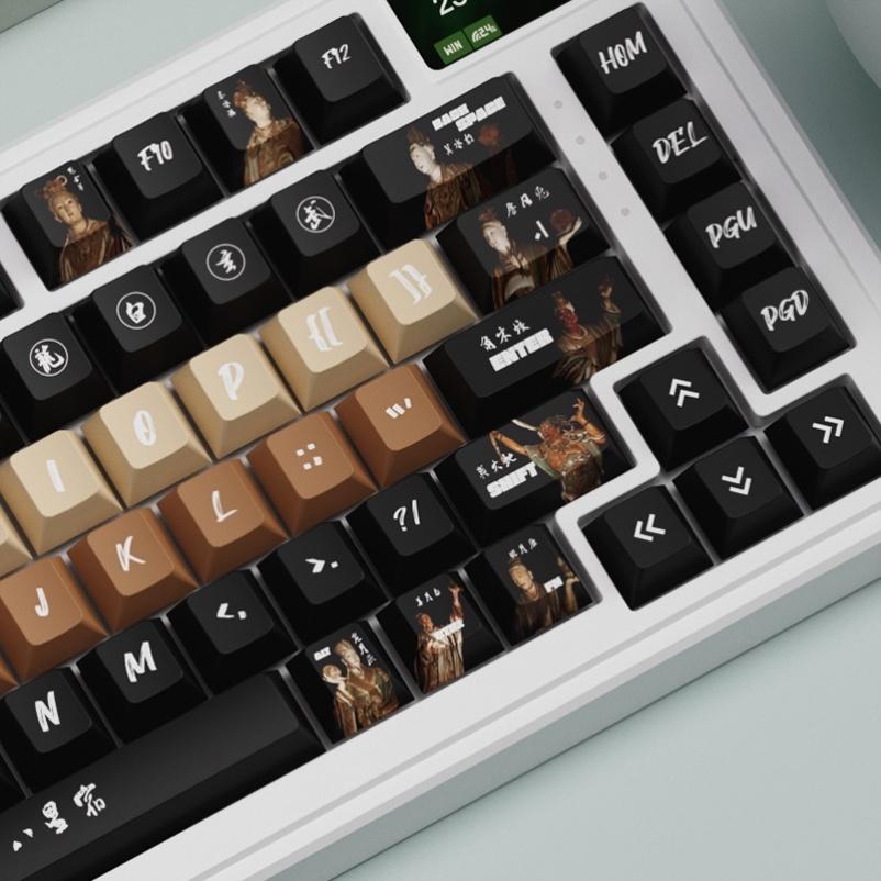 28 Constellation Keycaps Pbt Sublimation Moa High Mechanical Keyboard Personality Diy Chinese Style Keycaps 131Keys