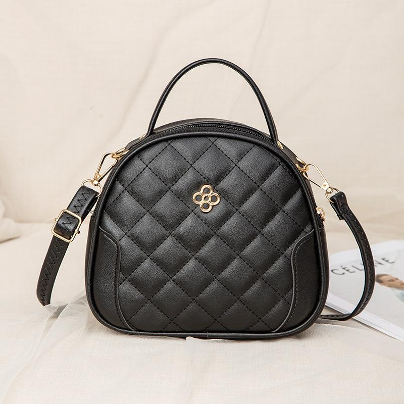 Popular Small Bag Texture Foreign Style Rhombus Women's Bag 2025 New Trendy Fashion Versatile Mini Shoulder Messenger Bag