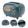 Radioform Retro Radio Taschentuchbox Dekorativ Multifunktional Vintage Radio Taschentuchbox Grün Kreative Taschentuchabdeckung Box Schlafzimmer