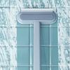 Window Screen Brush 2 In 1 Dual Brush System Glass Tiles Bathroom Doors Car Windshields Cleaner with Extension Pole