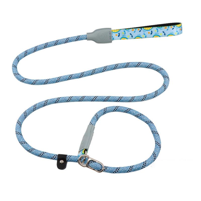 Classic Heavy Duty Slip Lead Dog Leash,Dog Training Leash with Metal Stopper,Durable No Pulling Dog Lead Leashes with Comfortable Handle