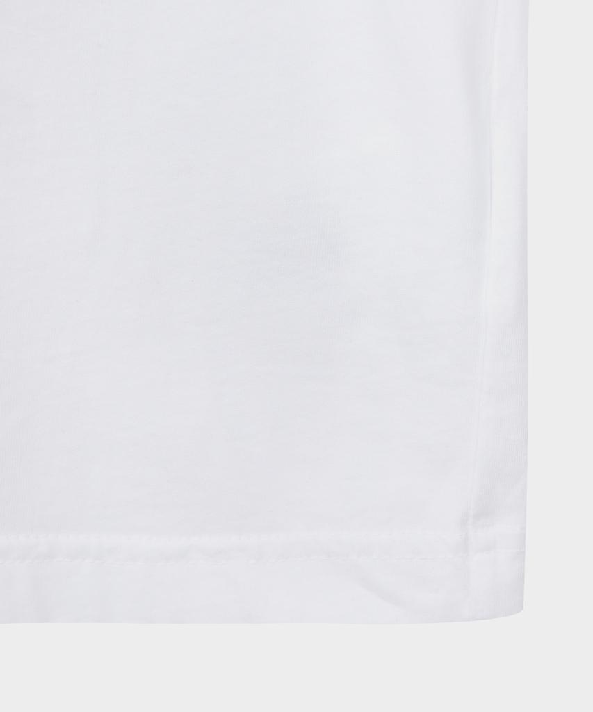BROOKS BROTHERS Supima Golden Fleece Logo T-Shirt (White) (Bbnpmm5192A)