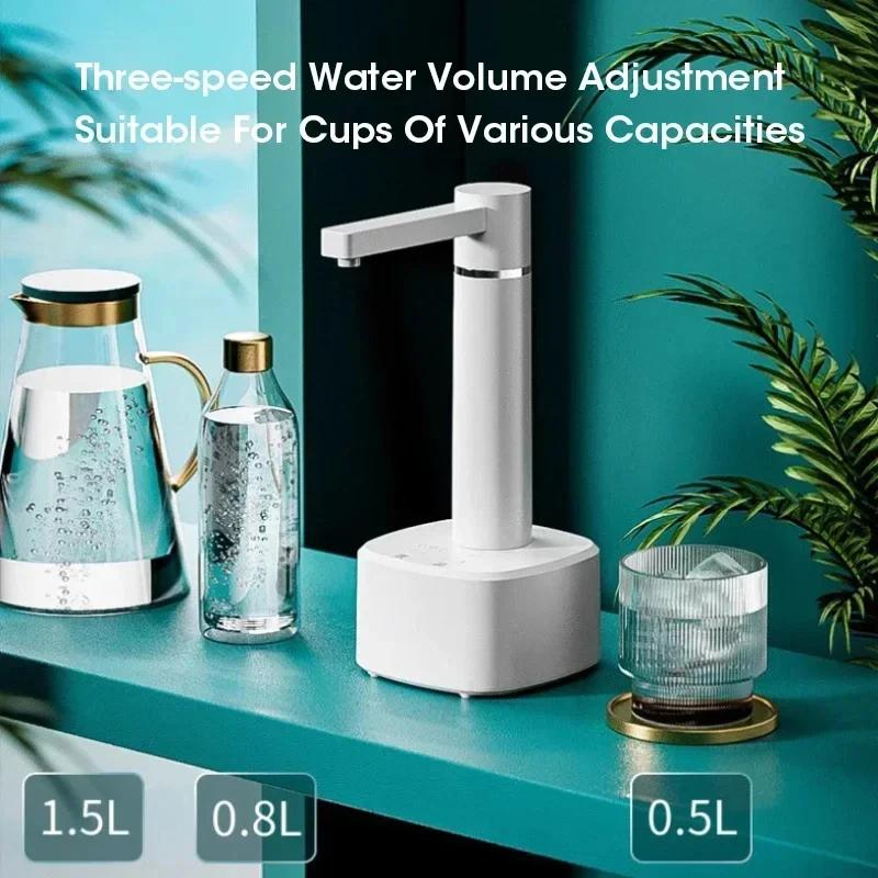 3-gear Electric Gallon Bottle Automatic USB Dispenser Bucket Suction Device, Desktop Water Pump