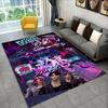Kpop Dämonenjäger Rumi Mira Zoey Zeichentrickgruppe Teppich für Spielzimmer Schlafzimmer Wohnzimmer Sofa Heimdekoration, Teppich rutschfest
