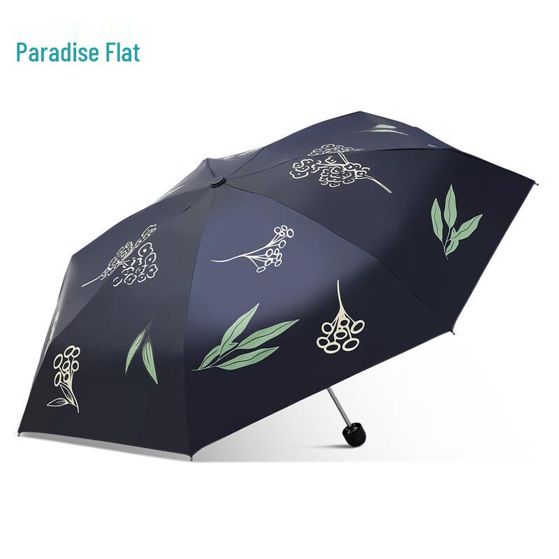 Paradise UV Protection 5-Fold Portable Sun & Rain Umbrella
