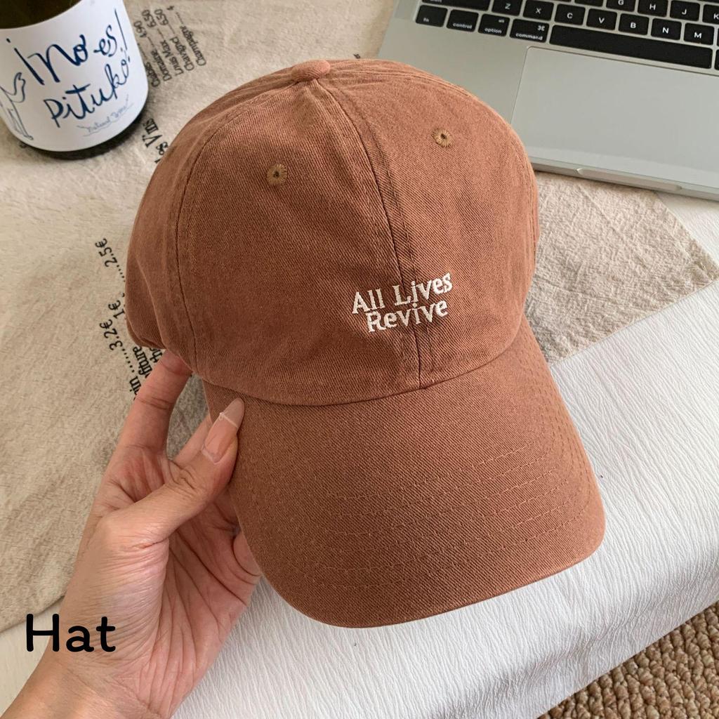Vintage Wash Letter Baseball Cap With Embroidery For Unisex Fashion
