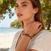1pc Wind-Inspired Light Luxury High-End Minimalist Ceramic Grape Bead Bracelet, Suitable for Daily Wear, Holidays, and Gifting