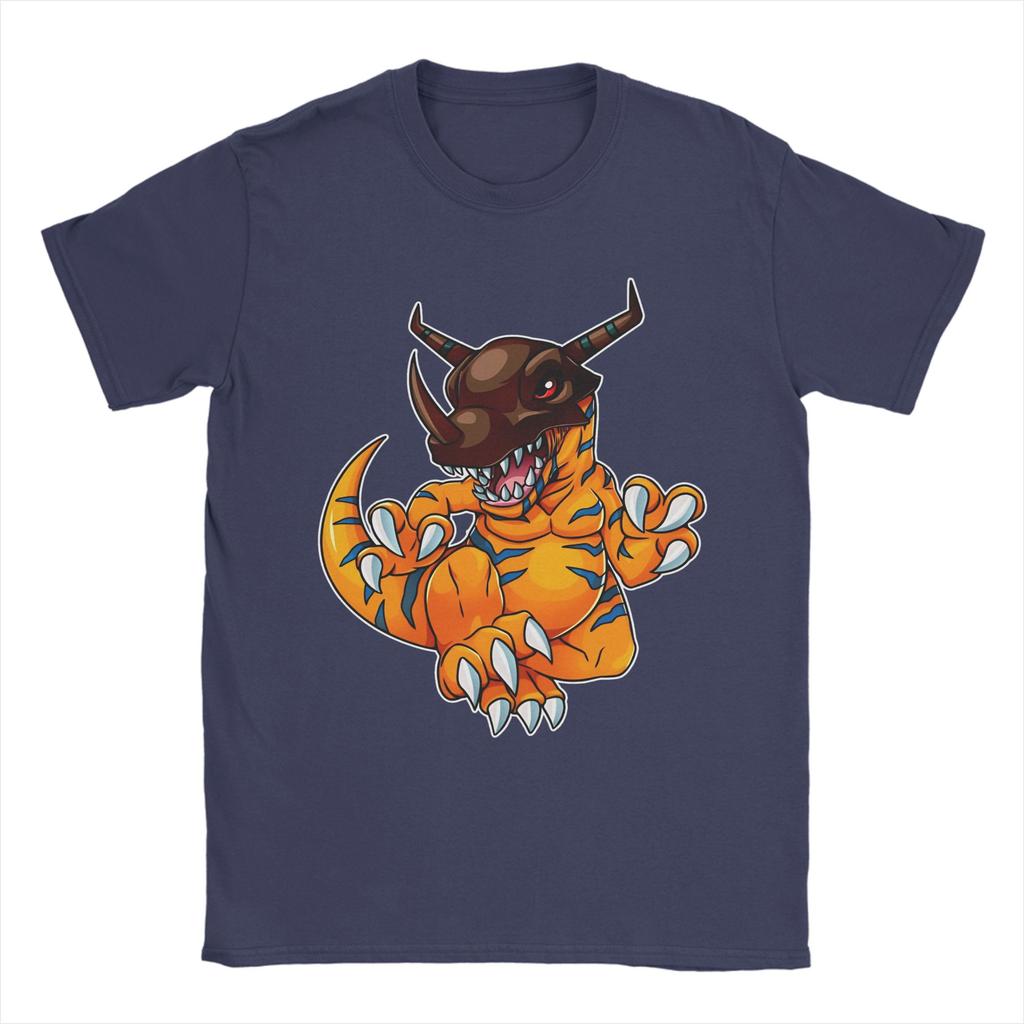 Digimon Greymon T-Shirts for Men Women Novelty 100% Cotton Tees O Neck Short Sleeve T Shirt Adult Clothing
