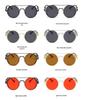 2020 Steampunk Metal Sunglasses with Double Spring Legs - Unisex