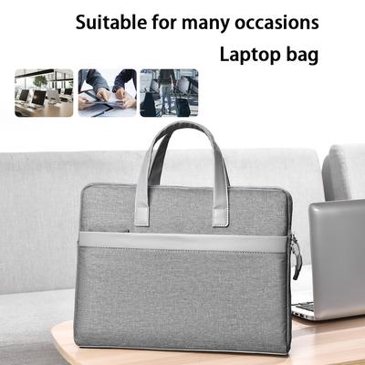 Stylowa minimalistyczna torba na laptopa 14 cali dla mężczyzn i kobiet. Wytrzymały materiał Oxford. Japoński styl. Torba biznesowa.