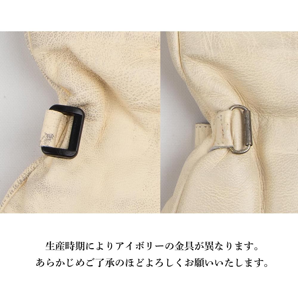 DEGNER Winter Leather Compatible with Heated Motorcycle Vintage Gloves, Grips, Gloves, Finish, Men's, WG-50 (XL, Ivory)