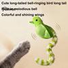 Soft Fabric Toys for Daily Play Simulated Bird Cat Toy with Built-in Bell And Wing, Plush Scratching Biting Long Tail Interactive Teaser, Boredom