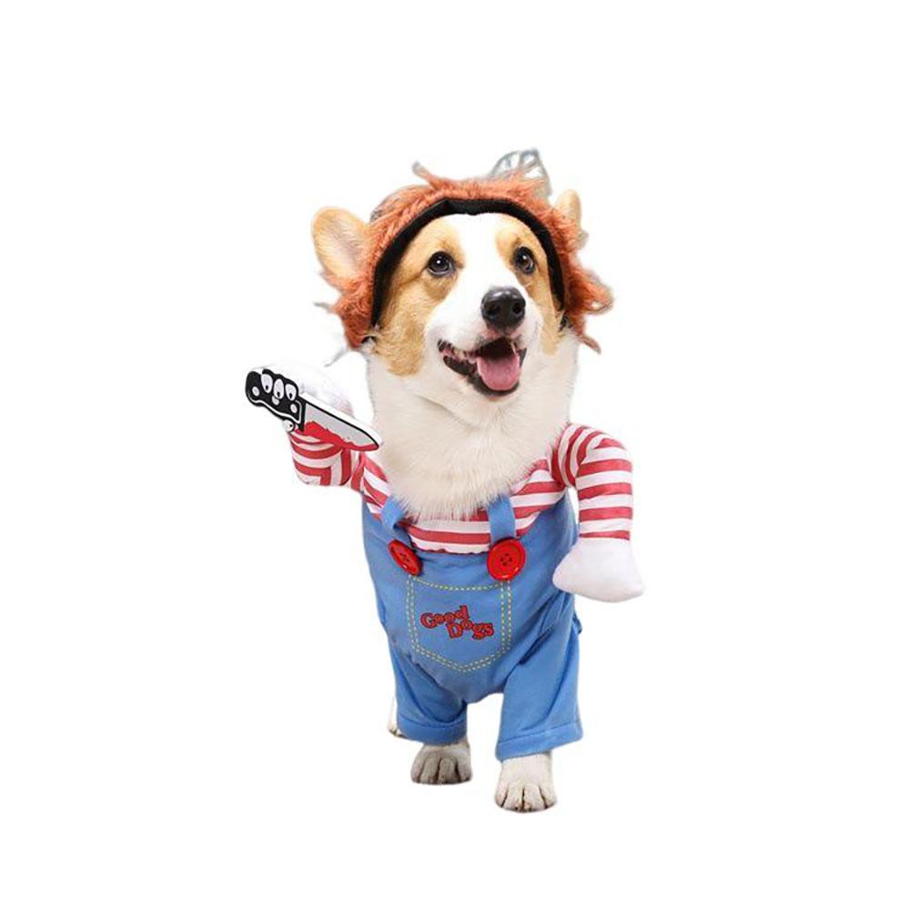 Dog Halloween Costumes, Pet Cosplay Costume With 2 Straps, Breathable All Seasons Universal Party Costume For Small Medium And Large Dogs Party