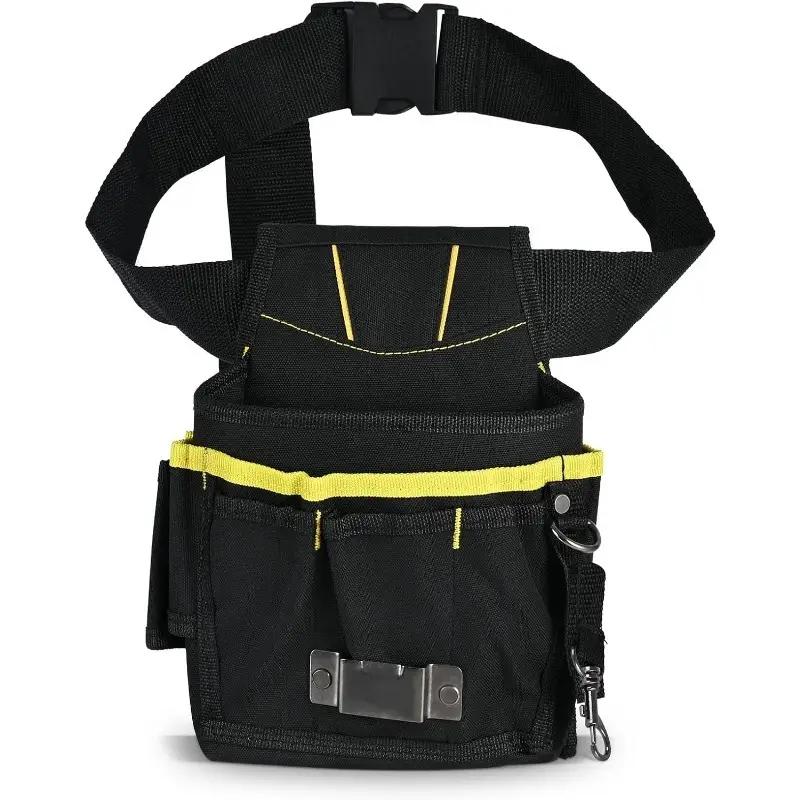 Car Wrap Tool Bag Oxford Cloth Waterproof Utility Pouch Work Waist Belt Bag Multi Pocket Car Tool Bag