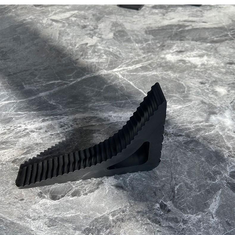 Multi-Angle TPR Door Stopper: Safety Triangle Wedge for Doors and Windows
