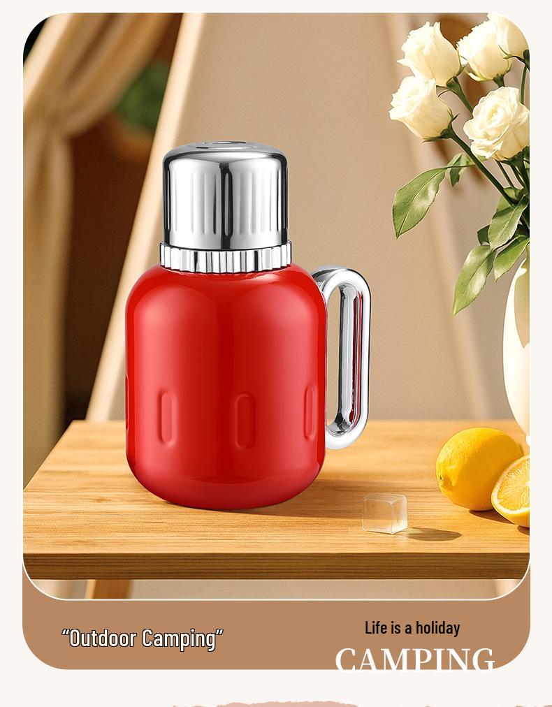 316 Large Capacity Thermos Flask & Tea Infuser with Stew Pot Function - Ideal for Home, Office, or Outdoor Use