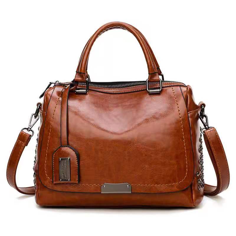 Borse con rivetti vintage Borsa da donna in pelle PU Borsa a tracolla con paillettes Borse da donna in pelle di design Borsa da donna di lusso