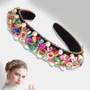 New Full Diamond Headband Baroque Vintage Rhinestone Headdress Handmade Hairband