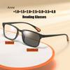 Retro Photochromic Reading Glasses Men Women High-definition Anti Blue Light Far Sight Eyeglasses Outdoor UV Protective Goggles