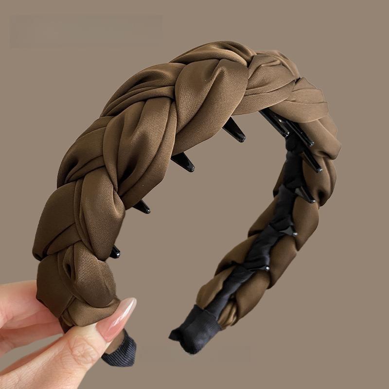 Vysoká vlnitá spona do vlasů Ultra-wide pro ženy Nový styl, Vysoce kvalitní a elegantní Nadýchaná čelenka na mytí vlasů Pokrývka hlavy