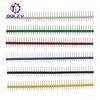 10PCS 40 Pin 1x40 Single Row Male 2.54 Breakable Pin Header Connector Strip For Arduino White/Black/Red/Blue/Green/Yellow