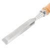 Flat Chisel Woodworking Accessory Wooden Handle Portable Industrial Supplies Cr V 18mm