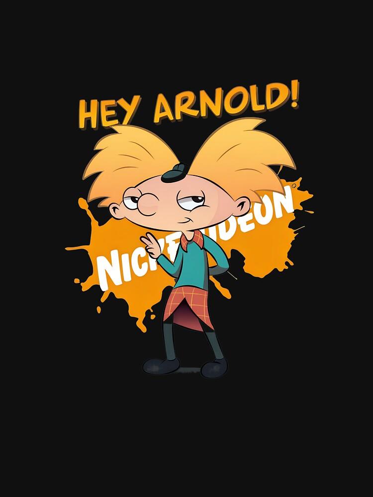Hey Arnold! Hey Arnold! Nickelodeon Cool Vibe Arnold Unisex T-Shirt-77 Classic Unisex T-Shirt
