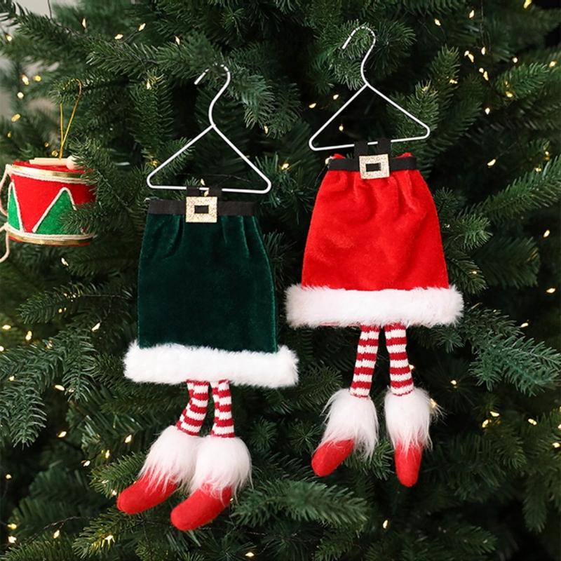 Christmas Substitute Legs Fabric Decoration Multiple Purpose Suspended Deck For Firepit Handle Window Vacation Home Party