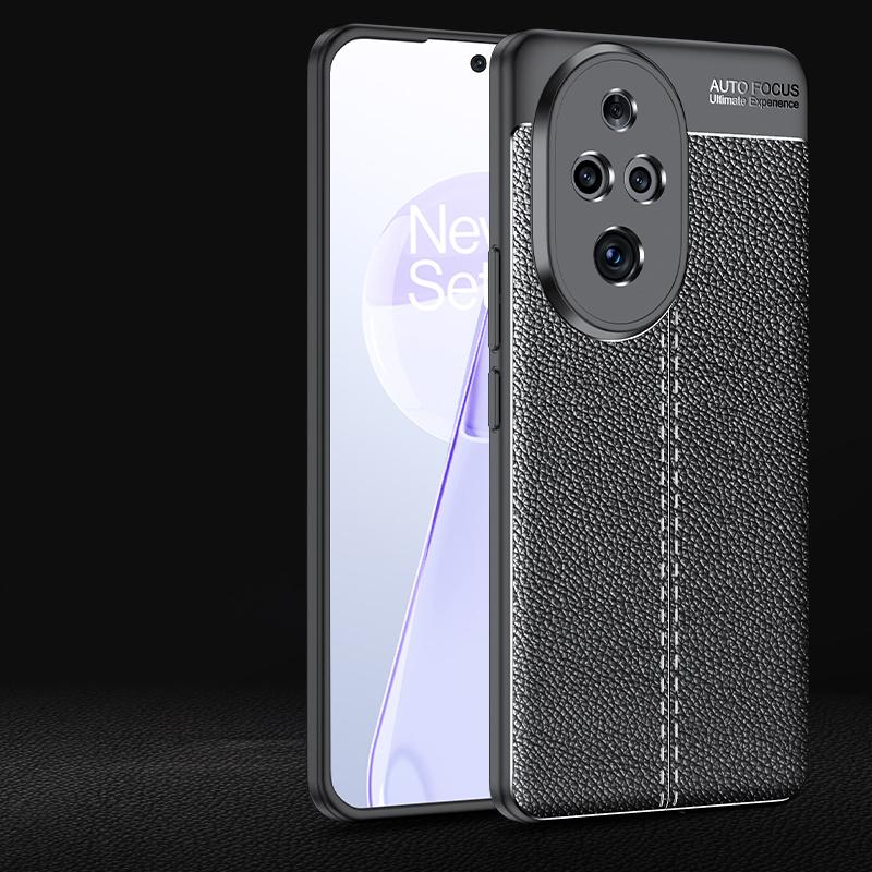 

Для Honor 200 Чехол Huawei Honor 200 Capas Новый бронированный бампер противоударный задний мягкий TPU кожаный чехол Honor200 Honor 200 Pro For Honor 200 чёрный