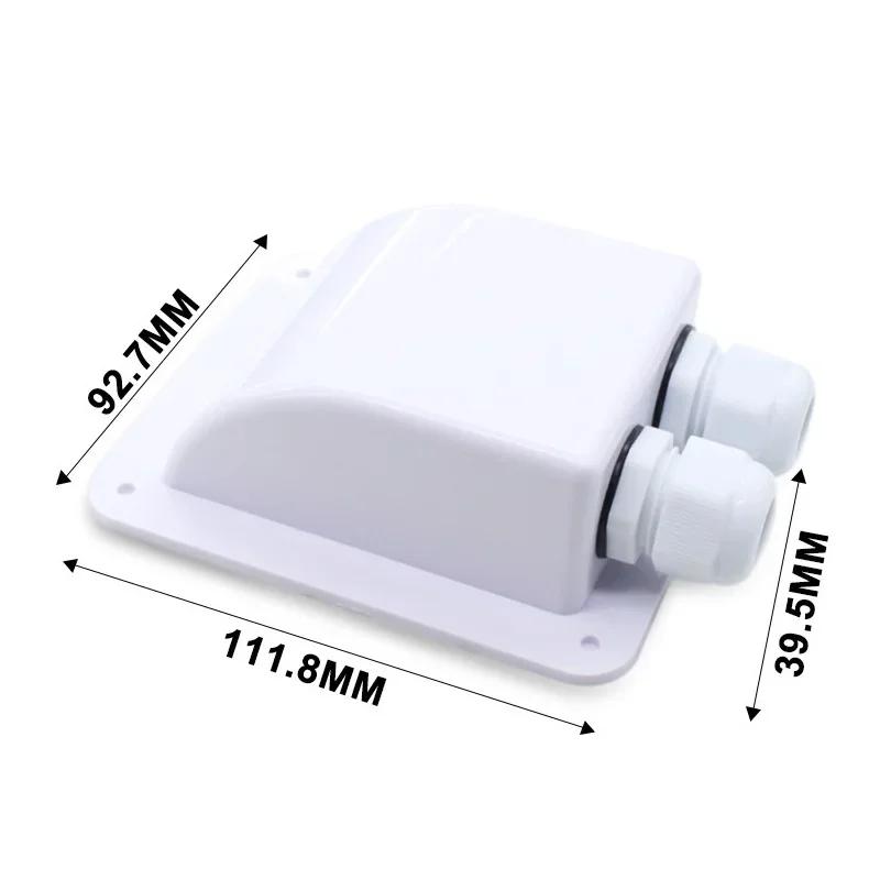 Caravan Solar Car Junction Box Cable Entry Gland Box Roof Wire Entry Cable Connector Single/Dual Hole Automotive Accessorie Amag