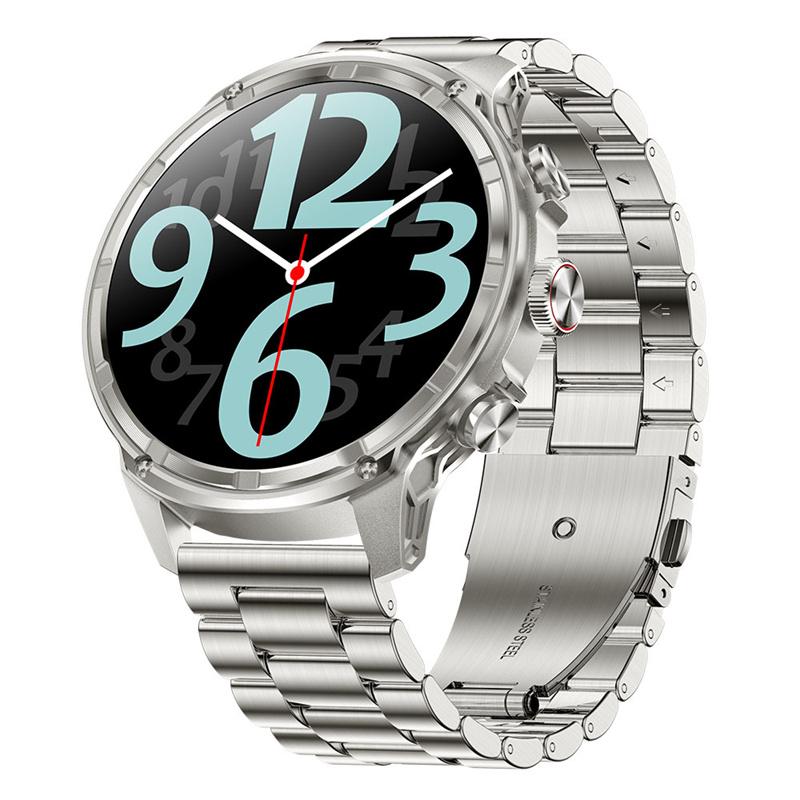 Herren Smartwatch V99 Outdoor Fitness Sport Tracker LED Taschenlampe Bluetooth Anrufe Smartwatch 710mAh Großer Akku