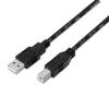 Aisens USB 2.0 Printer Cable Aisens A101-0007/ Usb Type-b Male - Usb Male/ Up To 2.5w/ 60mbps/ 3m/ Black