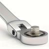 1pc 180° Flex-Head Ratcheting Wrench