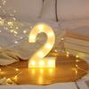 Light Up Numbers 2026 Large LED Marquee Numbers Battery Operated Letter Sign for New Year Graduation Party Wedding Table Decor