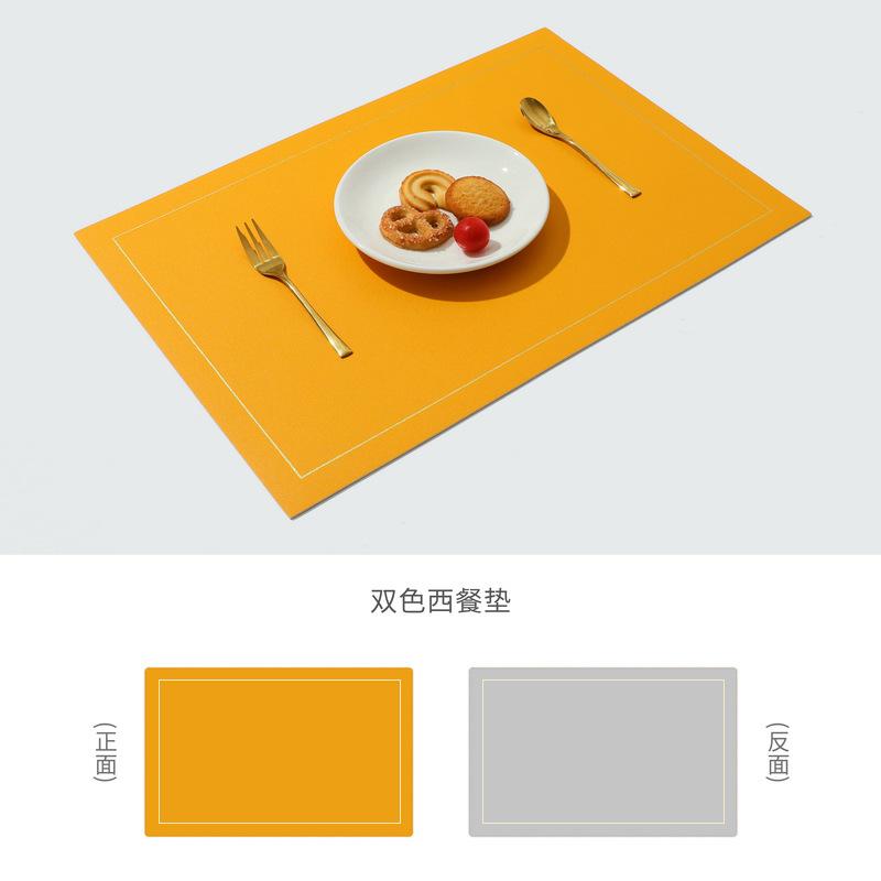 4 Pcs Nordic Style Table Mat Anti-Slip Water-Proof Placemat Coaster Mats Dining Tablemat Silicone Coaster Kitchen Accessories