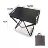 Adjustable Portable Folding Camping Table - Lightweight, Small, Quick Deploy BBQ/Tea Table for Outdoors
