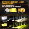 AUXBEAM 4 Inch 5 Inch LED Pod Lights Spot with DRL Work Light with Double-Side Shooter Lights for Truck Pickup ATV UTV SUV