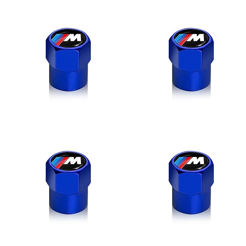 For BMW E34 E394Pcs Car Wheel Tire Valve Caps Air Stem Covers Accessories For BMW M E46 E39 E70 F10 F20 F30 X5 X6 X1 M3 M5 M6 E71 F01 F02 F87