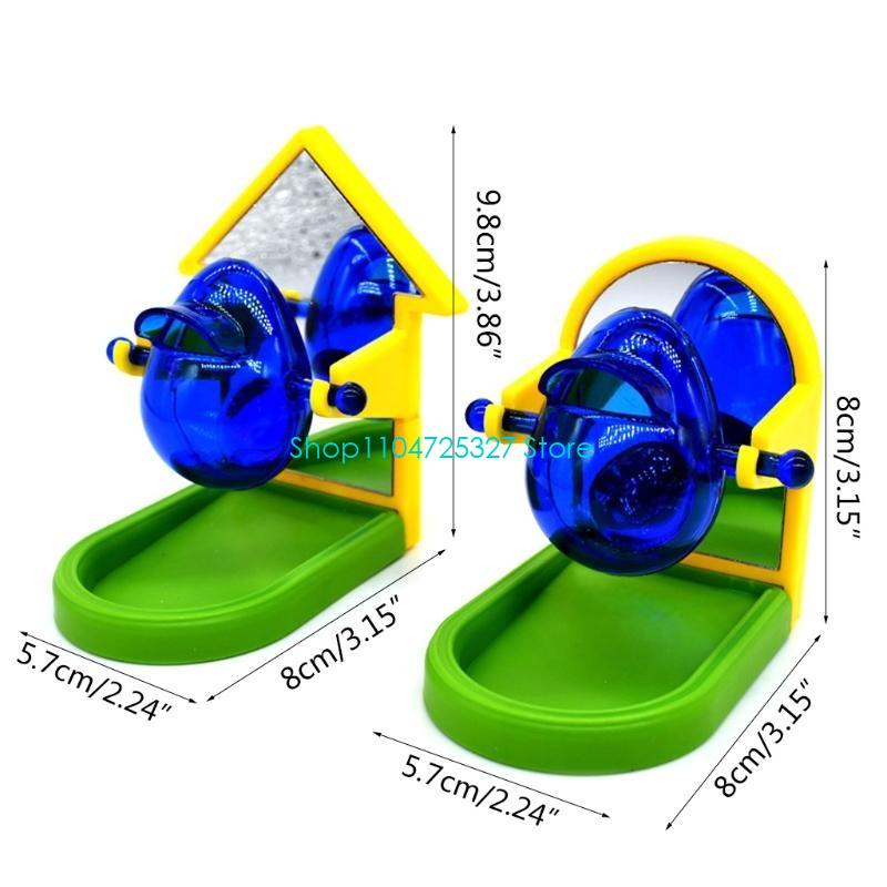 D8KF Pet Bird Feeder Parrot Feeding Eating Foraging Ball Feeding Chew Funny Interactive Toy