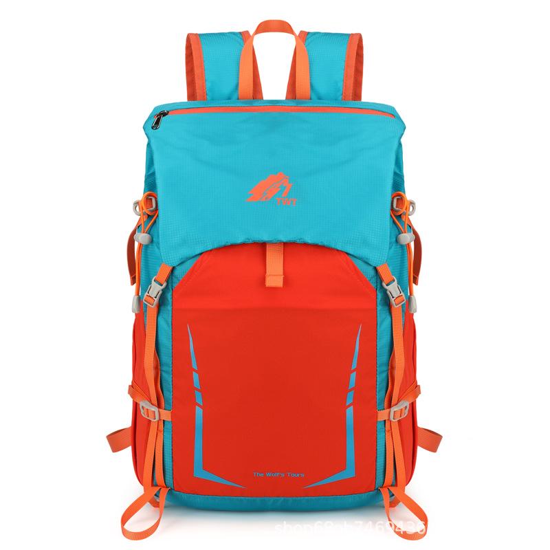 

Outdoor Hiking & Camping Foldable Water-Repellent Backpack - Large Capacity & Lightweight помаранчевий