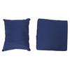 Outdoor Chair Cushion Set Polyester Water Proof Thickened PP Cotton Integrated Seating Cushion and Back Pillow Set for Garden Patio Beach