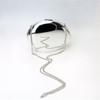 The New Acrylic Shiny Metallic Goose Egg Box Shiny Shell Banquet Shiny Elegant Design Clutch