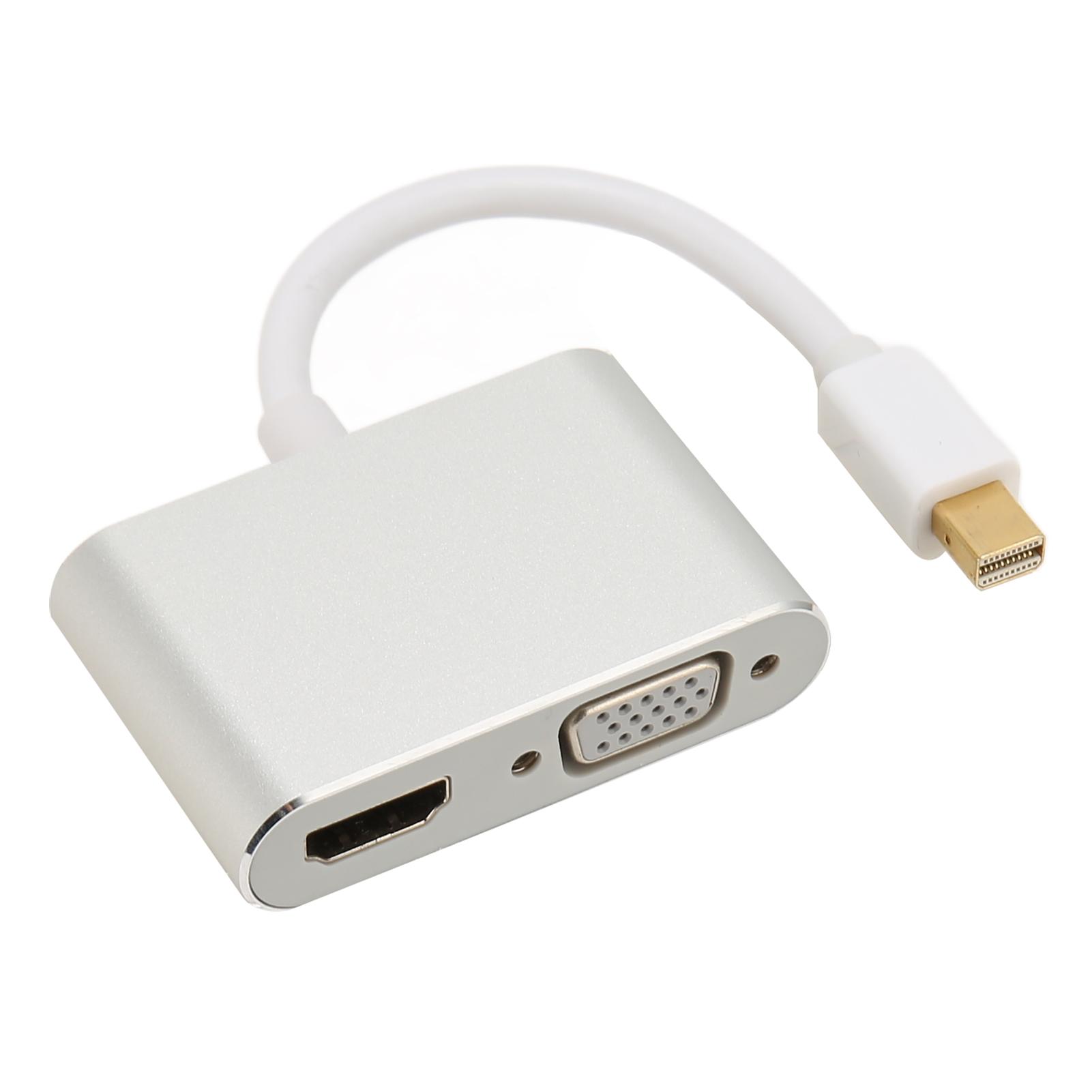 

Адаптер MiniDP в HD Multimedia Interface VGA Plug and Play 4Kx2K 2 в 1 Видео Конвертер Адаптер