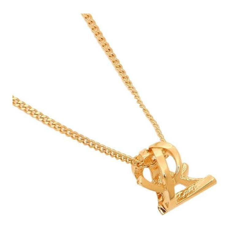 SAINT LAURENT Brass Necklaces Unisex Gold 651779-Y1500-8030