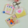 Flexible Pendant Mold Crafts Molds Valentines Day Series Keychain Mould Silicone Material Gift for DIY Hand Making Lover