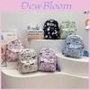Adorable Cartoon Backpack Cute Girls Trendy Preschool Bag Durable Nylon Pink